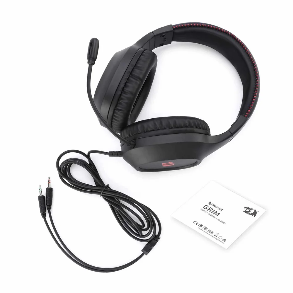 Imagem 4 de 5 do produto Headset Gamer Redragon Grim Stereo 3.5mm Drivers 50mm H132