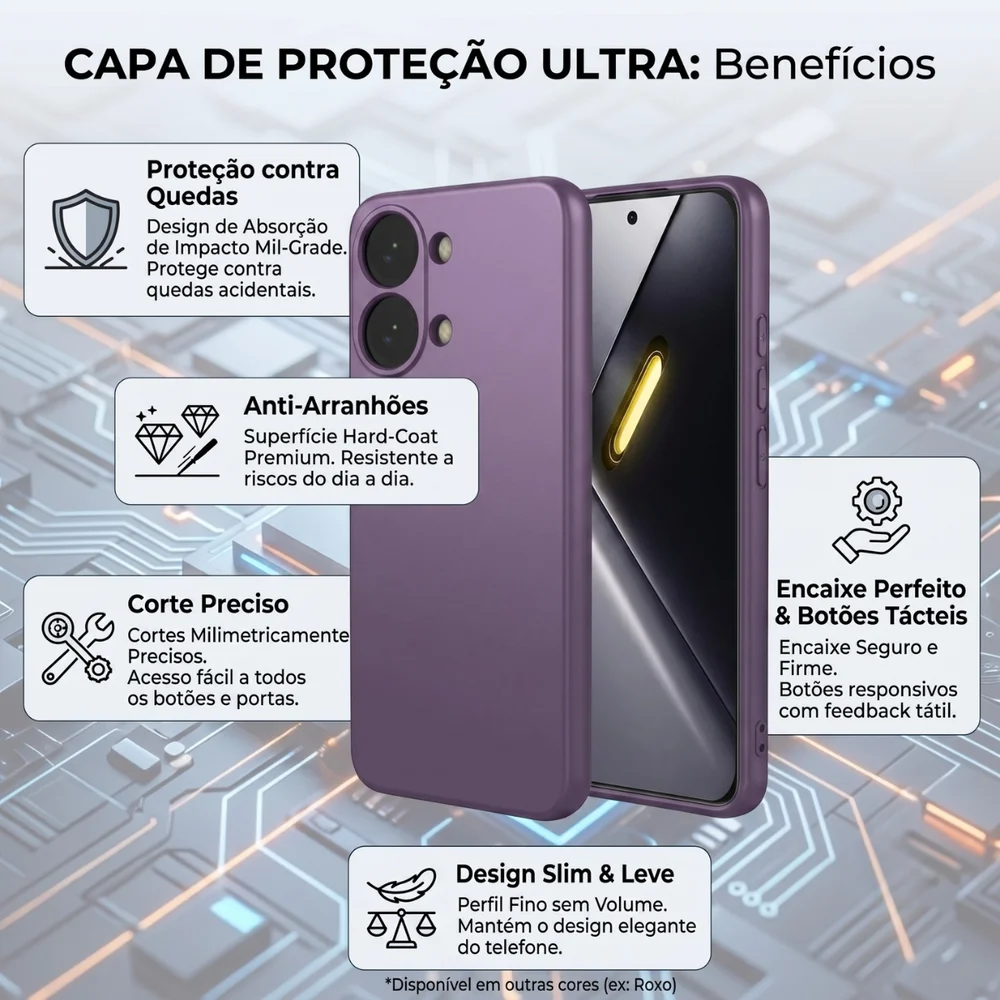 Imagem 2 de 5 do produto Capa Capinha Case Premium Para Xiaomi Poco X8 Pro Max