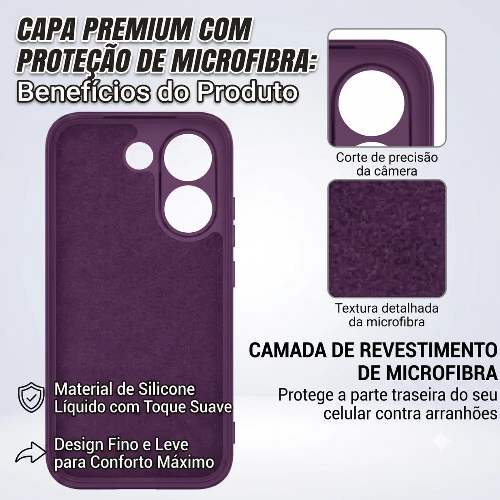 Imagem 3 de 5 do produto Capa Capinha Case Premium Para Xiaomi Poco X8 Pro Max