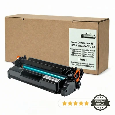 Toner Compatível Para 151a W1510a W1030a 4003dw 4103dw Com Chip