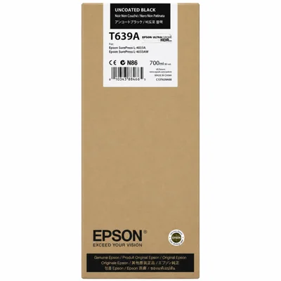 Cartucho De Tinta Epson T639a Preto Fosco | Epson Surepress L-4033 L-4533a L-4033a L-4033aw L-4533aw Sure Press