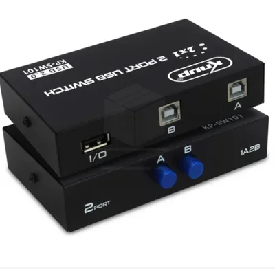 Switch Chaveador De Impressora 2 Portas Usb 2.0 Knup