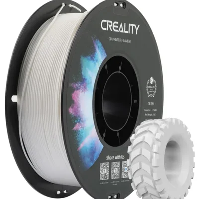 Filamento 1.75mm Impressora 3d Tpu 95a Branco 1kg Creality