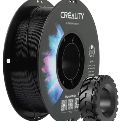 Filamento 1.75mm Impressora 3d Tpu 95a Preto 1kg Creality