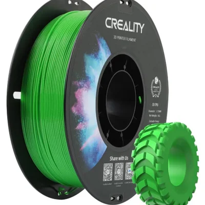 Filamento 1.75mm Impressora 3d Tpu 95a Verde 1kg Creality