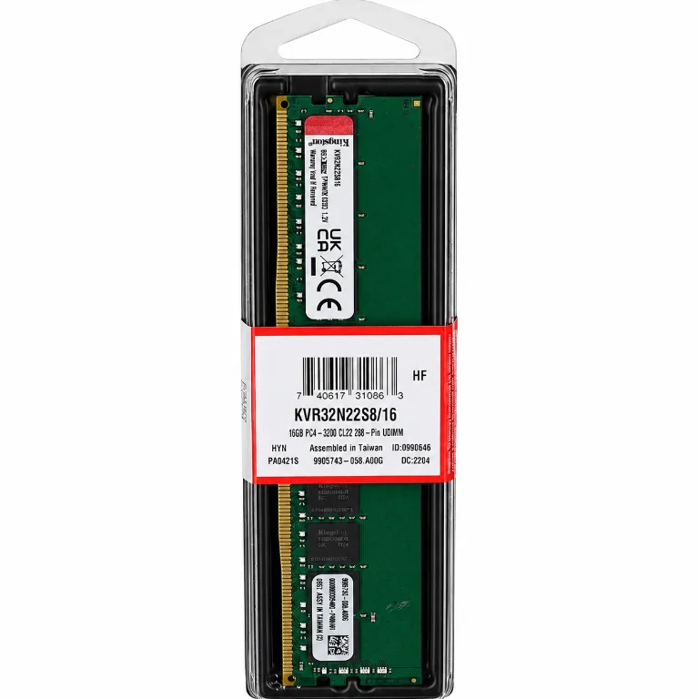 Memória Ram Kingston 16gb Ddr4 3200mhz - P/desktop
