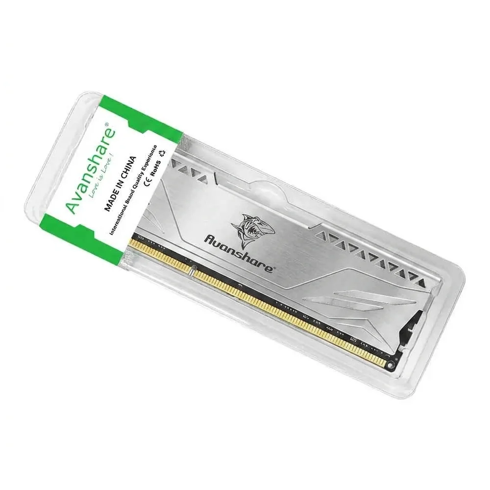 Memoria Para Desktop Ddr4 16gb 3200mhz Com Dessipador Prata Prosetup Avanshare Memoria Para Desktop Ddr4 16gb 3200mhz Com Dessipador Prata Prosetup Avanshare
