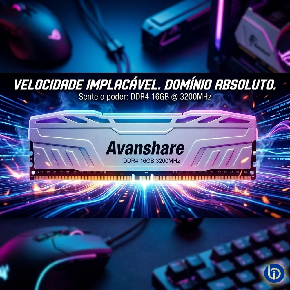 Memoria Para Desktop Ddr4 16gb 3200mhz Com Dessipador Prata Prosetup Avanshare Memoria Para Desktop Ddr4 16gb 3200mhz Com Dessipador Prata Prosetup Avanshare
