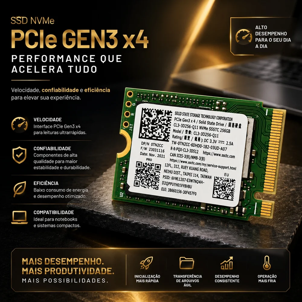 SSD Ssstc 256gb Nvme PCie Gen3 X4 Cl13d256q11