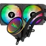 Water Cooler 240mm RGB Clanm Cryos Night Preto Para Intel E Amd