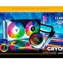 Water Cooler 240mm RGB Clanm Cryos Snow Branco Para Intel E Amd