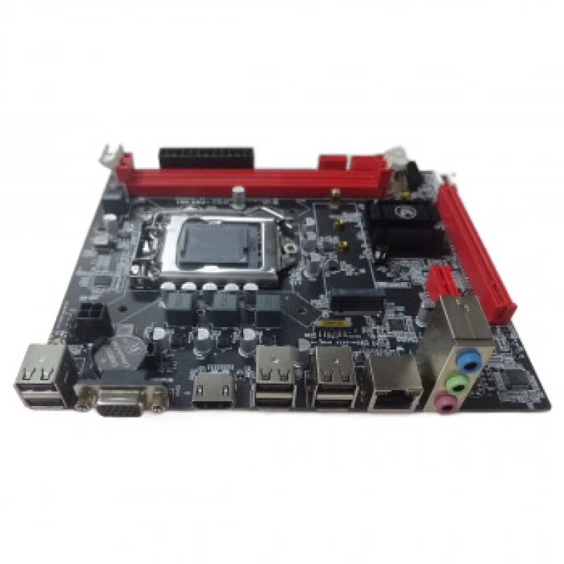 Placa Mãe Fnx H61, Intel LGA 1155, Ddr3, M.2, Lan Gigabit, Usb 2.0, Vga + HDMI - Fnxpm/h61 Placa Mãe Fnx H61, Intel LGA 1155, Ddr3, M.2, Lan Gigabit, Usb 2.0, Vga + HDMI - Fnxpm/h61