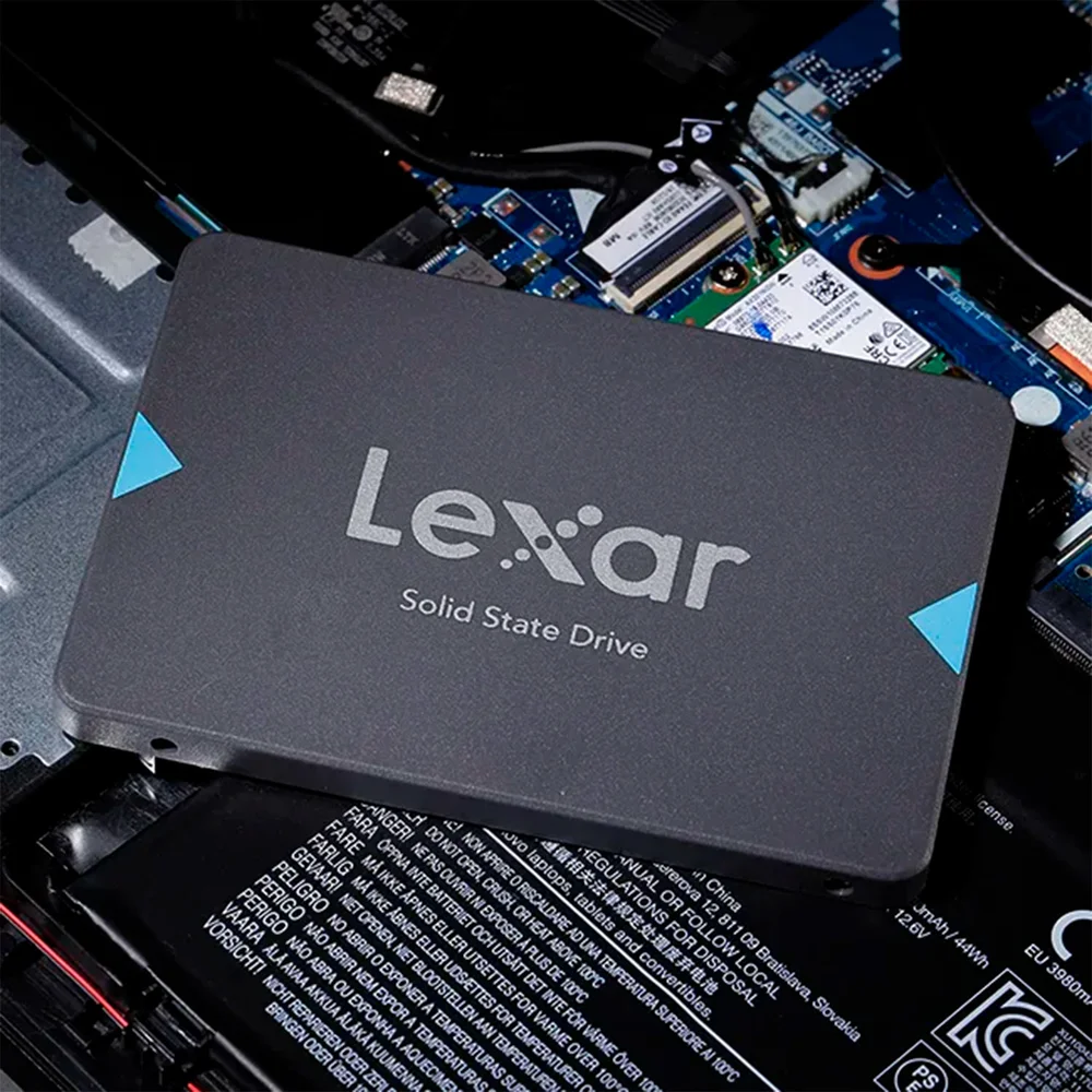 Imagem 4 de 5 do produto SSD Lexar Nq100 256gb, Sata Iii 6gb/s, 2.5”,  Leitura Até 550 Mb/s - Lnq100x256g-rnnng