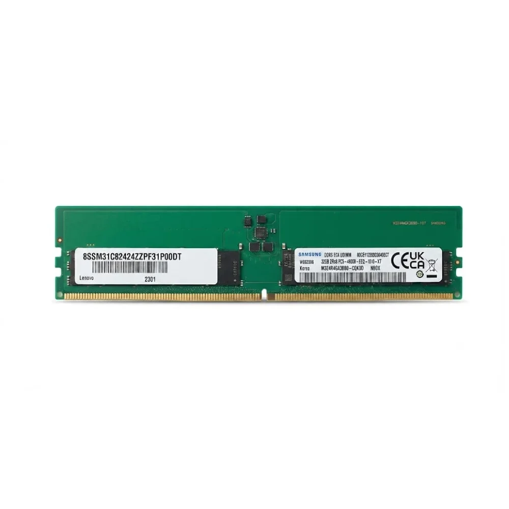 MEMÓRIA RAM SAMSUNG, 32GB, 4800MHZ, DDR5 ECC SERVER UDIMM, CL22 - M324R4GA3BB0-CQK