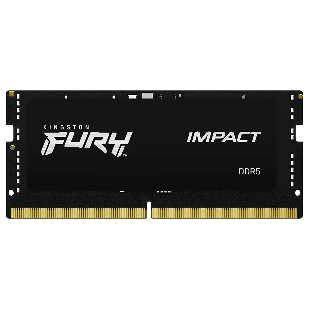 Imagem 2 de 3 do produto MEMÓRIA RAM KINGSTON FURY IMPACT, 16GB, 6000MHZ, DDR5, CL38, PARA NOTEBOOK, PRETO - KF560S38IB-16