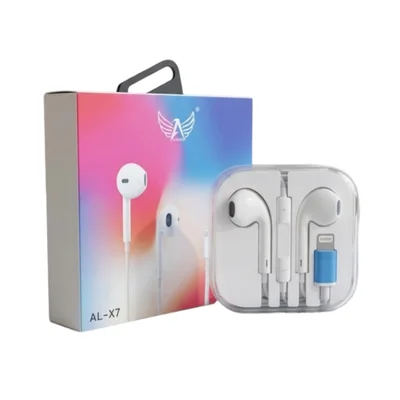 Fone De Ouvido Com Fio Entrada Lightning Earx Para Celular Iphone