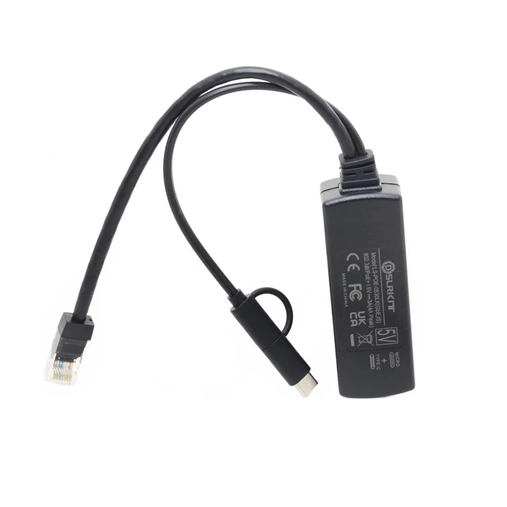 Imagem 3 de 4 do produto Adaptador Divisor Poe Para Raspberry Com Usb C  Ls-poe-0530lk Dslrkit