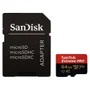 Cartão De Memória Micro Sd Sandisk Extreme Pro U3 64gb 4k Sdsqxcu-064g-gn6ma Classe 10 V30 A2 200mb/s Leitura Adaptador Sd