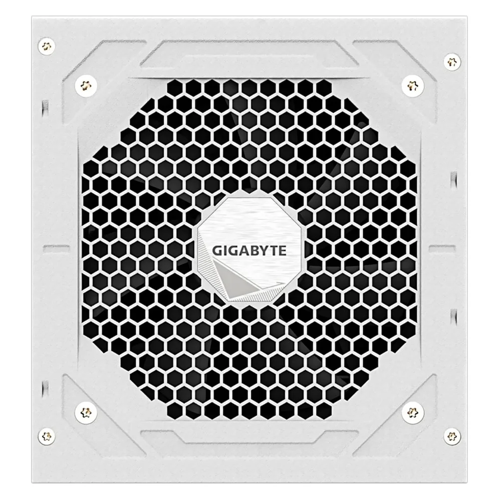 Imagem 2 de 3 do produto Fonte De Alimentação Gigabyte Gp-ud850gm Pg5w 850w Atx Modular 80 Plus Gold PCie 5.0 12vhpwr Branca Bivolt