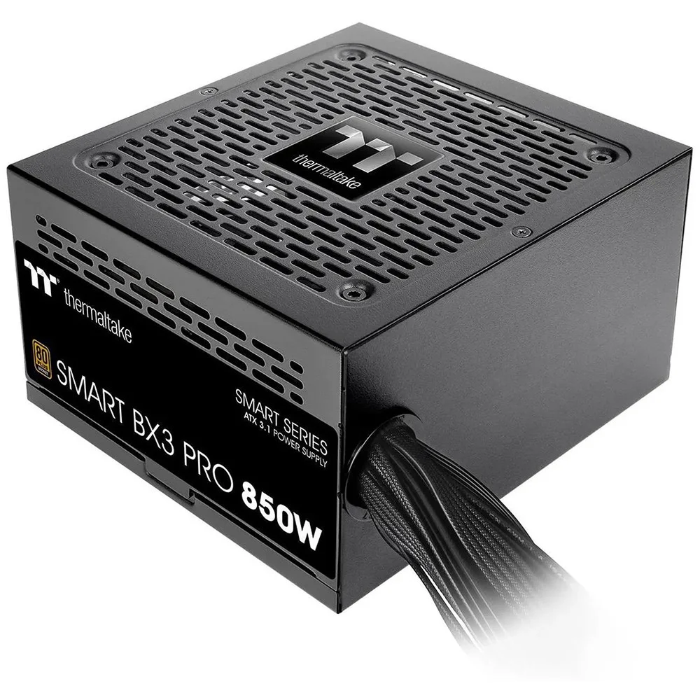 Fonte De Alimentação Thermaltake Smart Bx3 850w Ps-spd-0850nnfabu-7 Atx Não Modular 80 Plus Bronze Pfc Ativo Silenciosa Fonte De Alimentação Thermaltake Smart Bx3 850w Ps-spd-0850nnfabu-7 Atx Não Modular 80 Plus Bronze Pfc Ativo Silenciosa