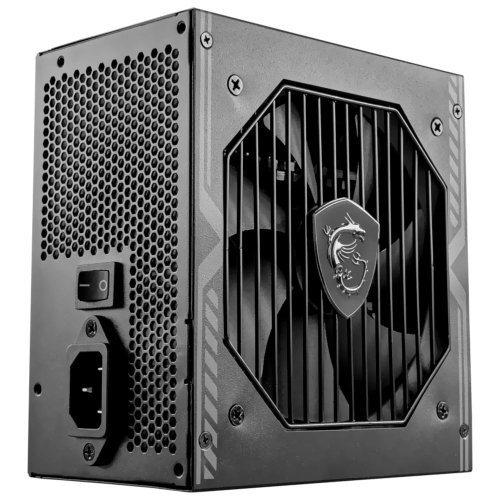 Imagem 2 de 3 do produto Fonte De Alimentação Msi Mag A650bn 650w 80 Plus Bronze Não Modular Pfc Ativo 120mm Silenciosa Bivolt Preto