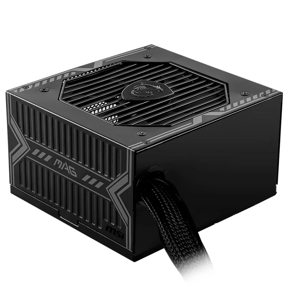 Imagem 3 de 3 do produto Fonte De Alimentação Msi Mag A650bn 650w 80 Plus Bronze Não Modular Pfc Ativo 120mm Silenciosa Bivolt Preto