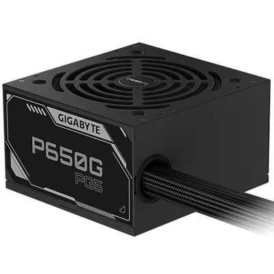 Fonte De Alimentação Gigabyte Gp-p650g 650w Atx 3.1 80 Plus Gold Não Modular PCie 5.0 12vhpwr Bivolt Silenciosa