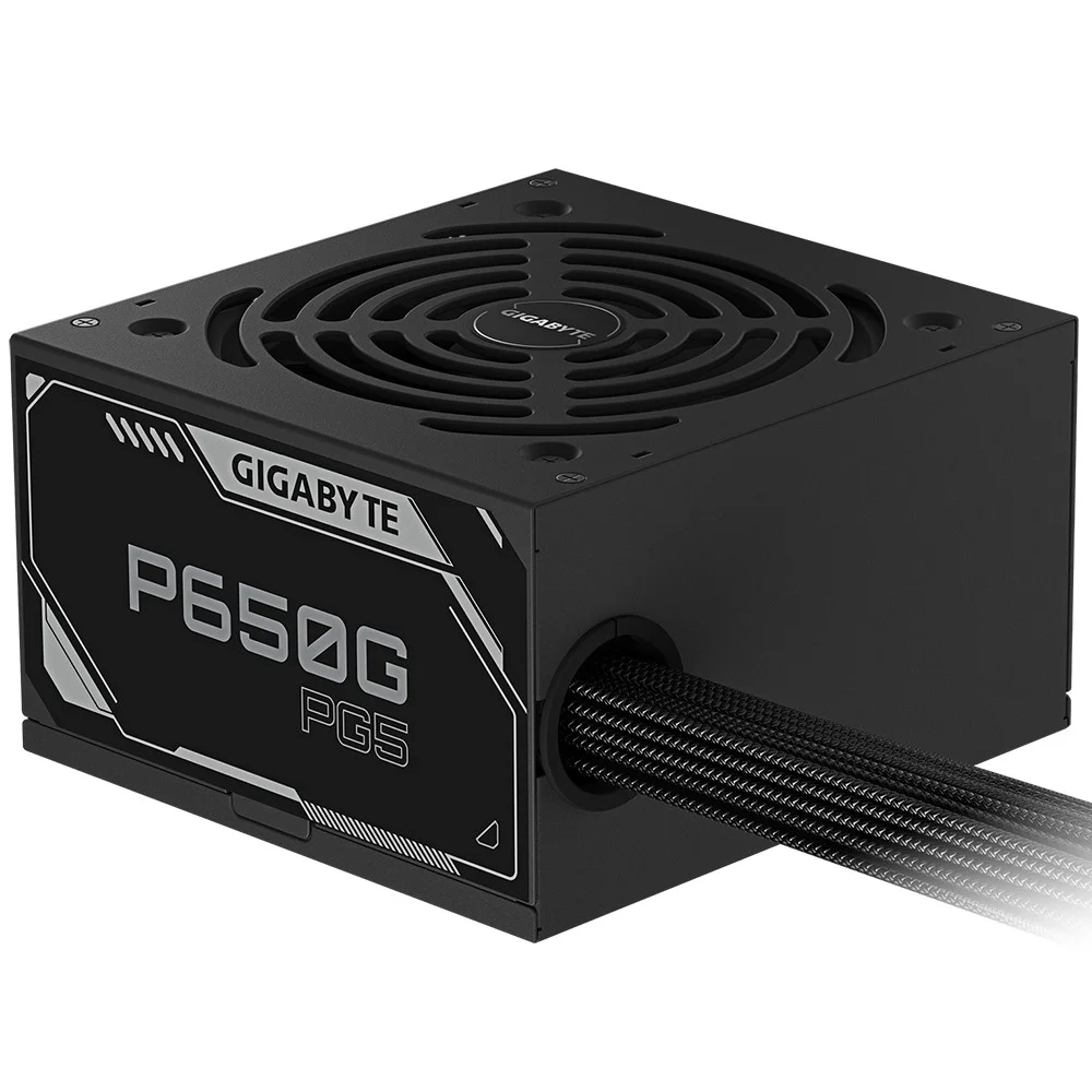 Fonte De Alimentação Gigabyte Gp-p650g 650w Atx 3.1 80 Plus Gold Não Modular PCie 5.0 12vhpwr Bivolt Silenciosa