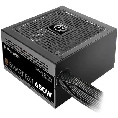 Fonte De Alimentação Thermaltake Smart Bx1 650w Ps-spd-0650nnfabu-4 Atx 80 Plus Bronze Não Modular Pfc Ativo Silenciosa