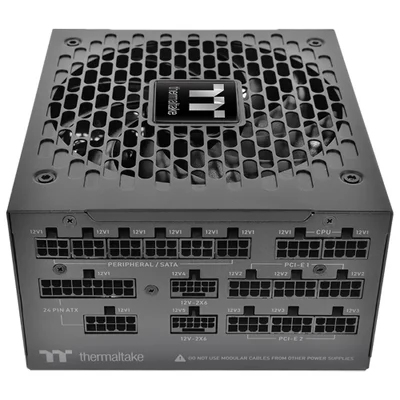 Fonte De Alimentação Thermaltake Toughpower Tf3 Ps-tpd-1650fnfatu-1 Atx 1650w Modular 80 Plus Titanium Atx 3.1 PCie 5.0 Preto