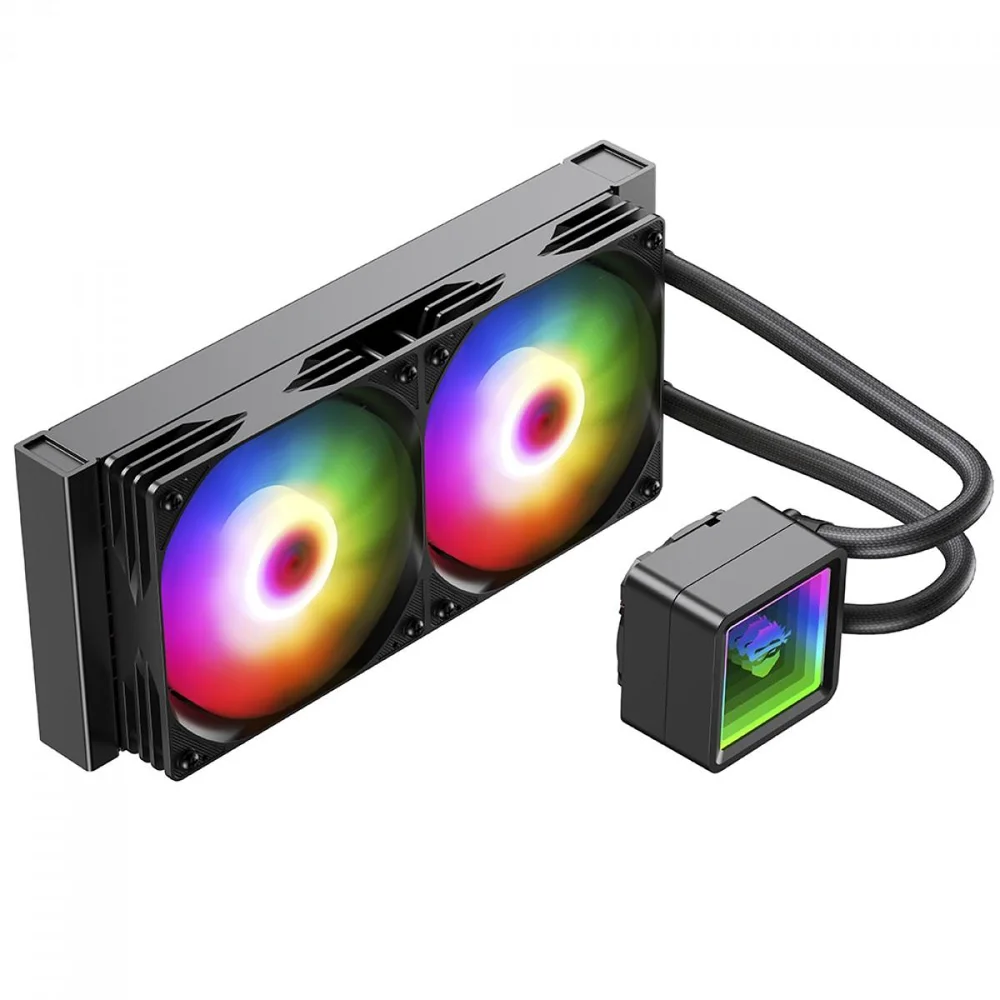 Imagem 3 de 4 do produto Water Cooler Gamer Ninja Yuki, ARGB, 240mm, Intel-amd, Controladora, Black, Gn-wc-yk240rb