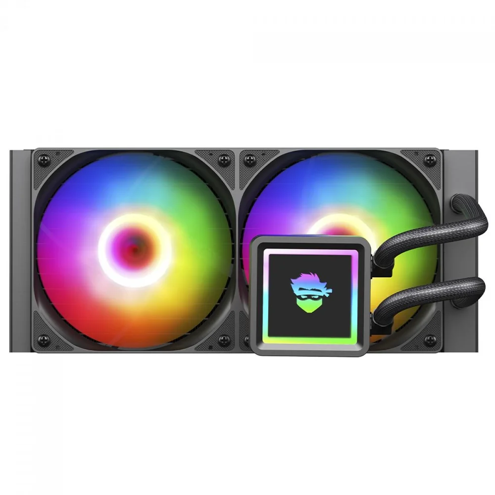 Imagem 4 de 4 do produto Water Cooler Gamer Ninja Yuki, ARGB, 240mm, Intel-amd, Controladora, Black, Gn-wc-yk240rb