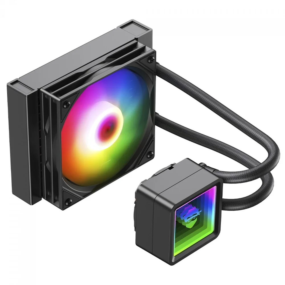 Imagem 3 de 4 do produto Water Cooler Gamer Ninja Yuki, ARGB, 120mm, Intel-amd, Controladora, Black, Gn-wc-yk120rb