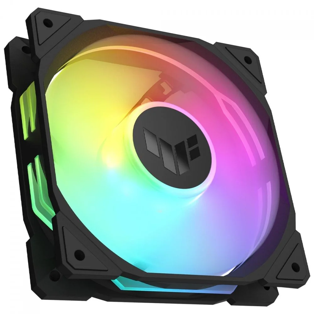 Imagem 4 de 5 do produto Cooler Para Gabinete Asus Tuf Gaming Tr120 Reverse Blade, ARGB, 120mm, Pwm, Preto, 90da00d0-b00000