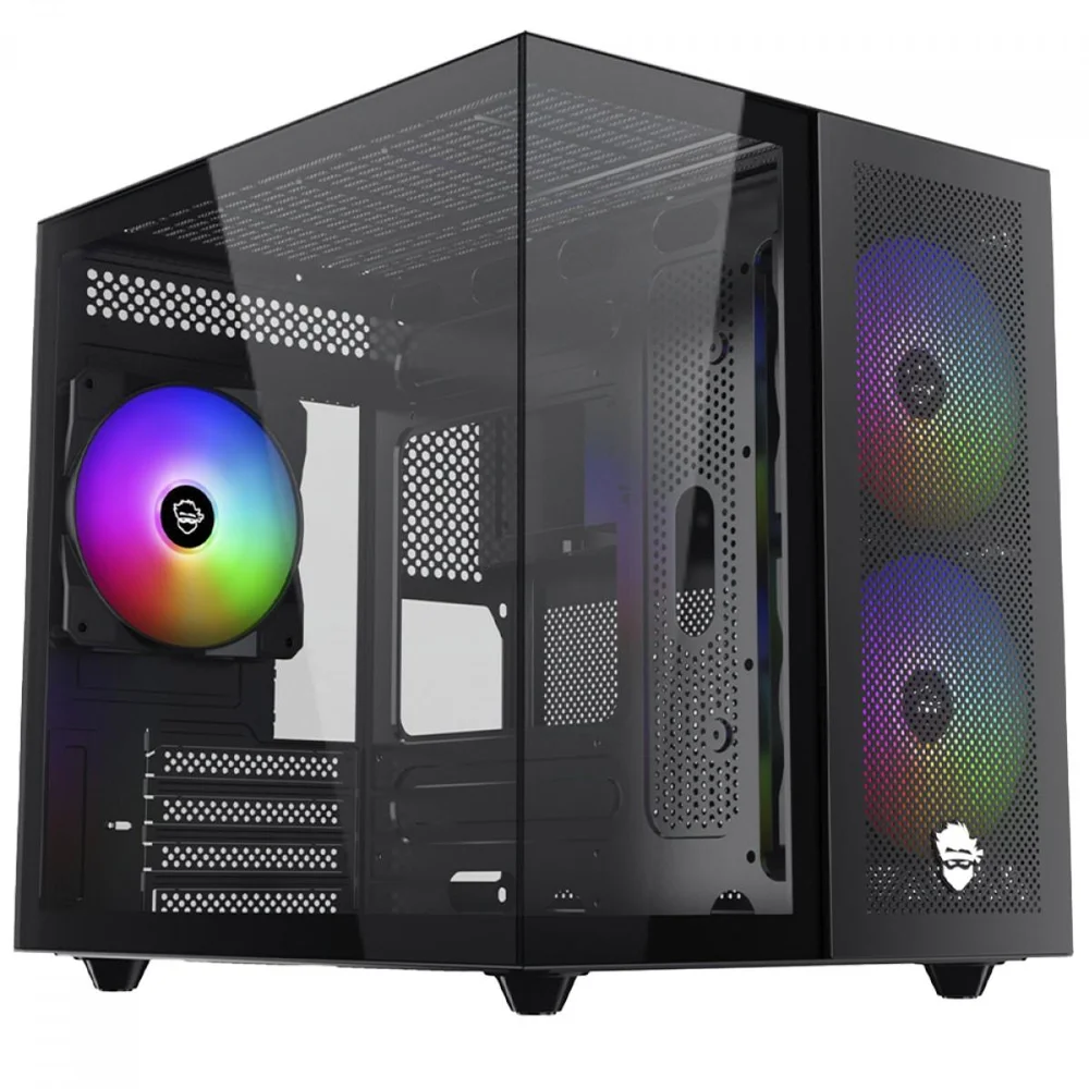 Gabinete Gamer Ninja Kazan X3 Black Mini Tower