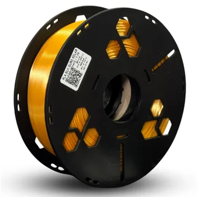 Filamento Pla Silk Dourado Solar | 1,75mm | 1kg | Tríade 3d