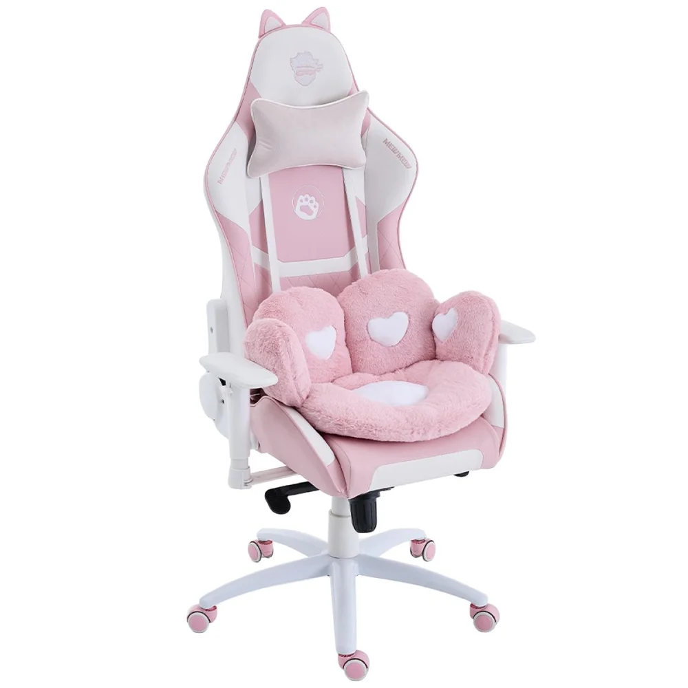 Cadeira Gamer Ninja Mewmew Pro Edition, Reclinável, 2d, Rosa E Branco, Gn-ch-mpr2dpwl Cadeira Gamer Ninja Mewmew Pro Edition, Reclinável, 2d, Rosa E Branco, Gn-ch-mpr2dpwl