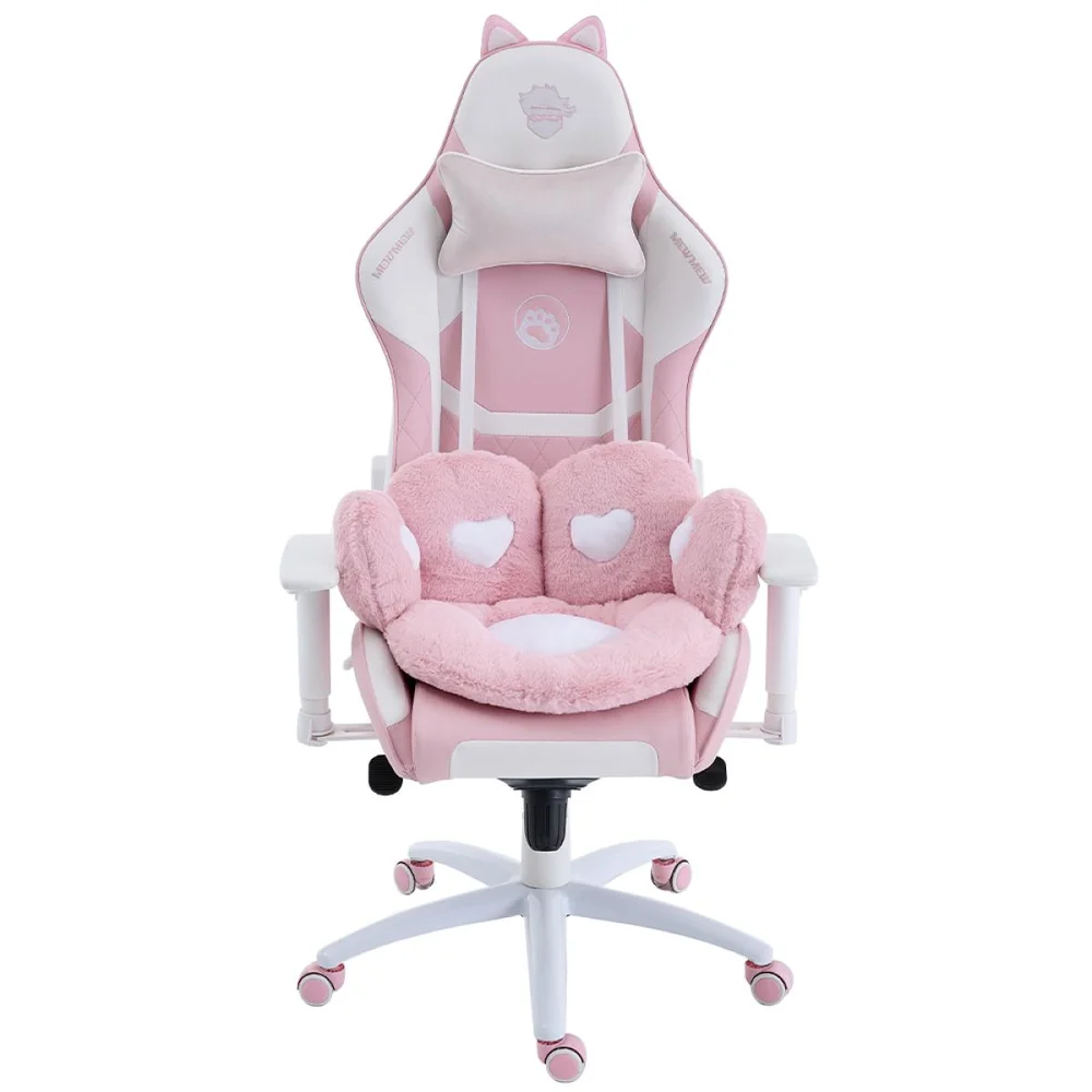 Cadeira Gamer Ninja Mewmew Pro Edition, Reclinável, 2d, Rosa E Branco, Gn-ch-mpr2dpwl Cadeira Gamer Ninja Mewmew Pro Edition, Reclinável, 2d, Rosa E Branco, Gn-ch-mpr2dpwl