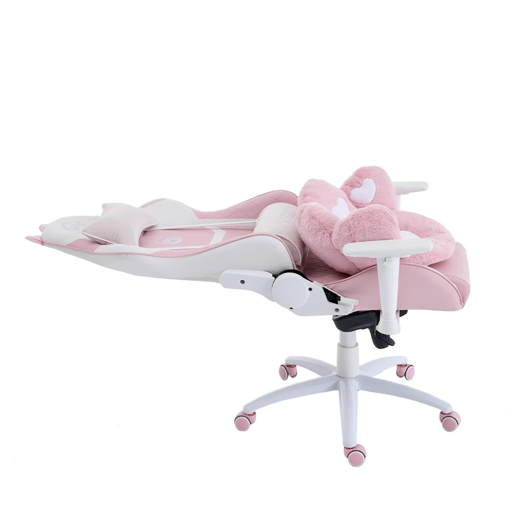 Cadeira Gamer Ninja Mewmew Pro Edition, Reclinável, 2d, Rosa E Branco, Gn-ch-mpr2dpwl Cadeira Gamer Ninja Mewmew Pro Edition, Reclinável, 2d, Rosa E Branco, Gn-ch-mpr2dpwl