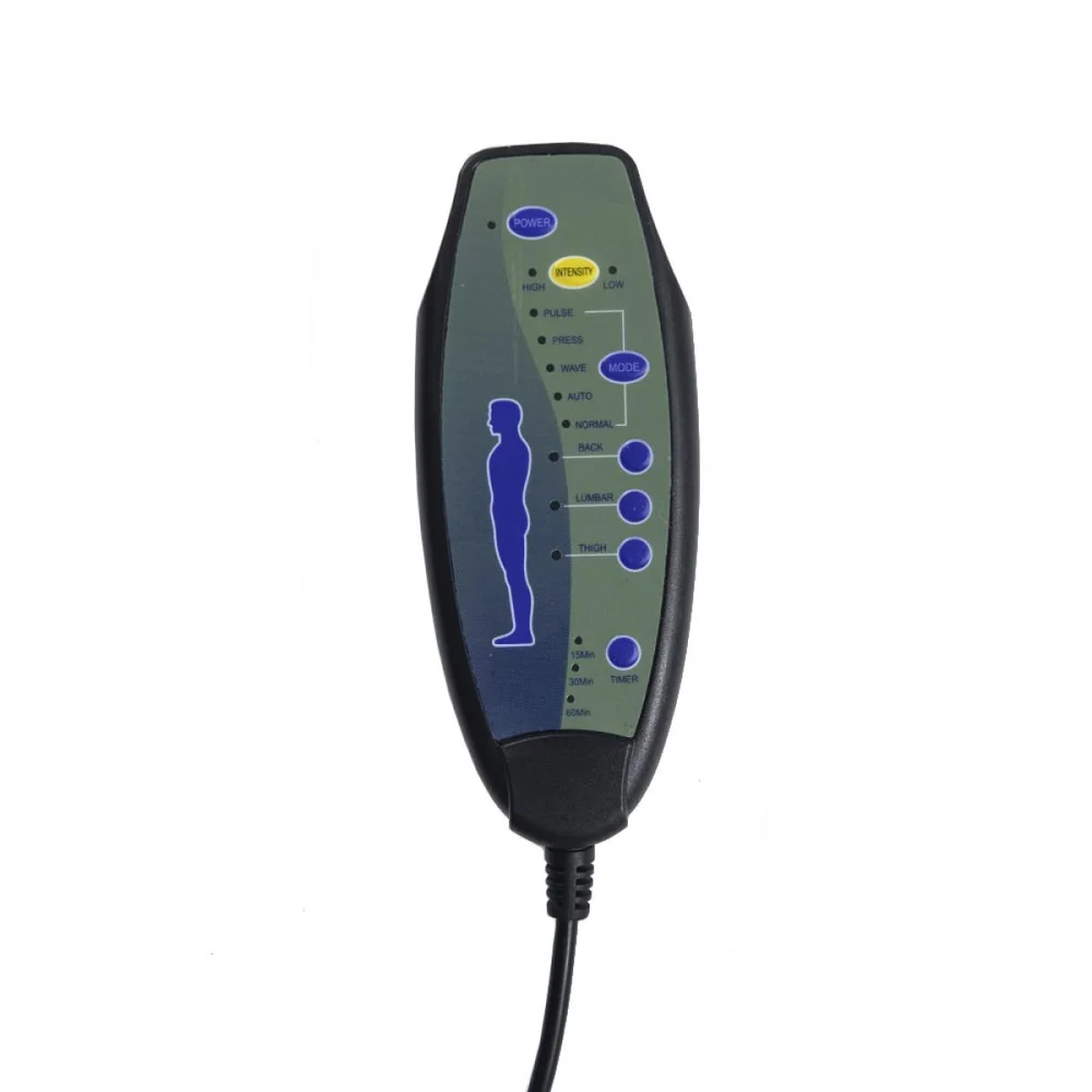 Cadeira SuperFrame Wave, Massageadora, Reclinável, 2D, Com Controle, Preta e Branca, SF-CH-WVR2DBWL