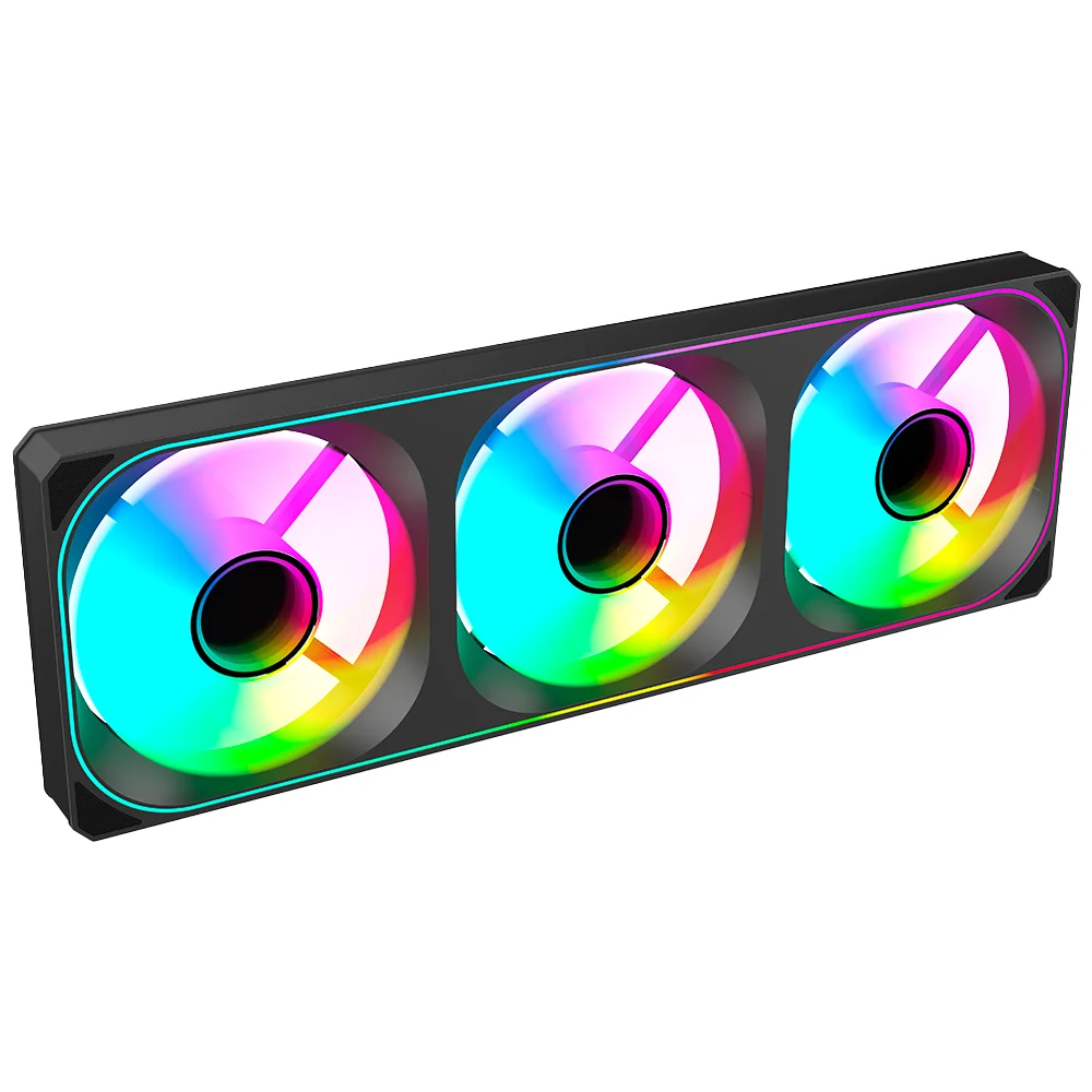 Imagem 3 de 5 do produto Fan Kalkan Strix Unibody 360mm ARGB Pwm Preto