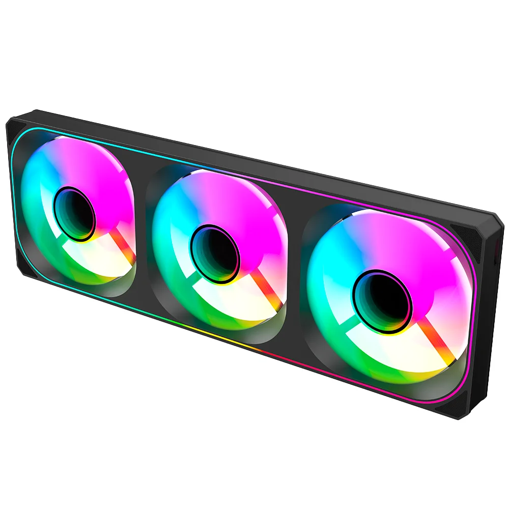 Imagem 4 de 5 do produto Fan Kalkan Strix Unibody 360mm ARGB Pwm Preto