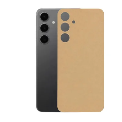 Película Para Galaxy S24 Plus - Traseira Efeito Couro Bege - Gshield