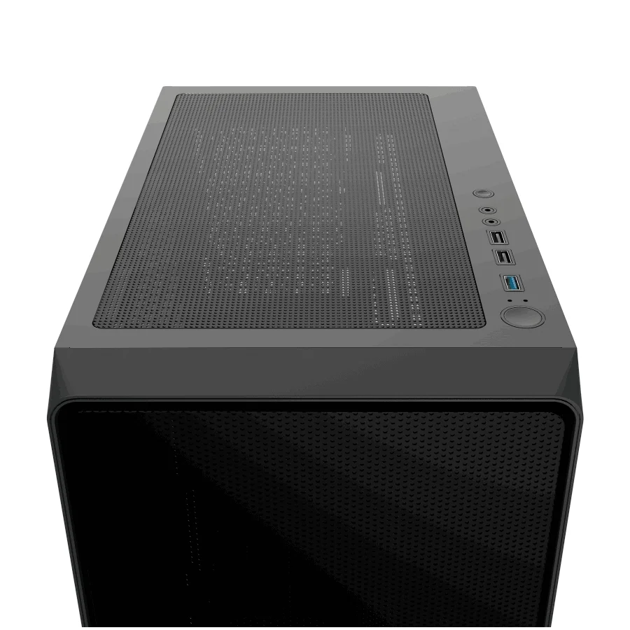 Imagem 2 de 5 do produto Gabinete Gamer Ocypus Gamma C60, Mid-tower, Vidro Temp, S/ Fans, Black - Gamma-c60-bkg000xx-gl