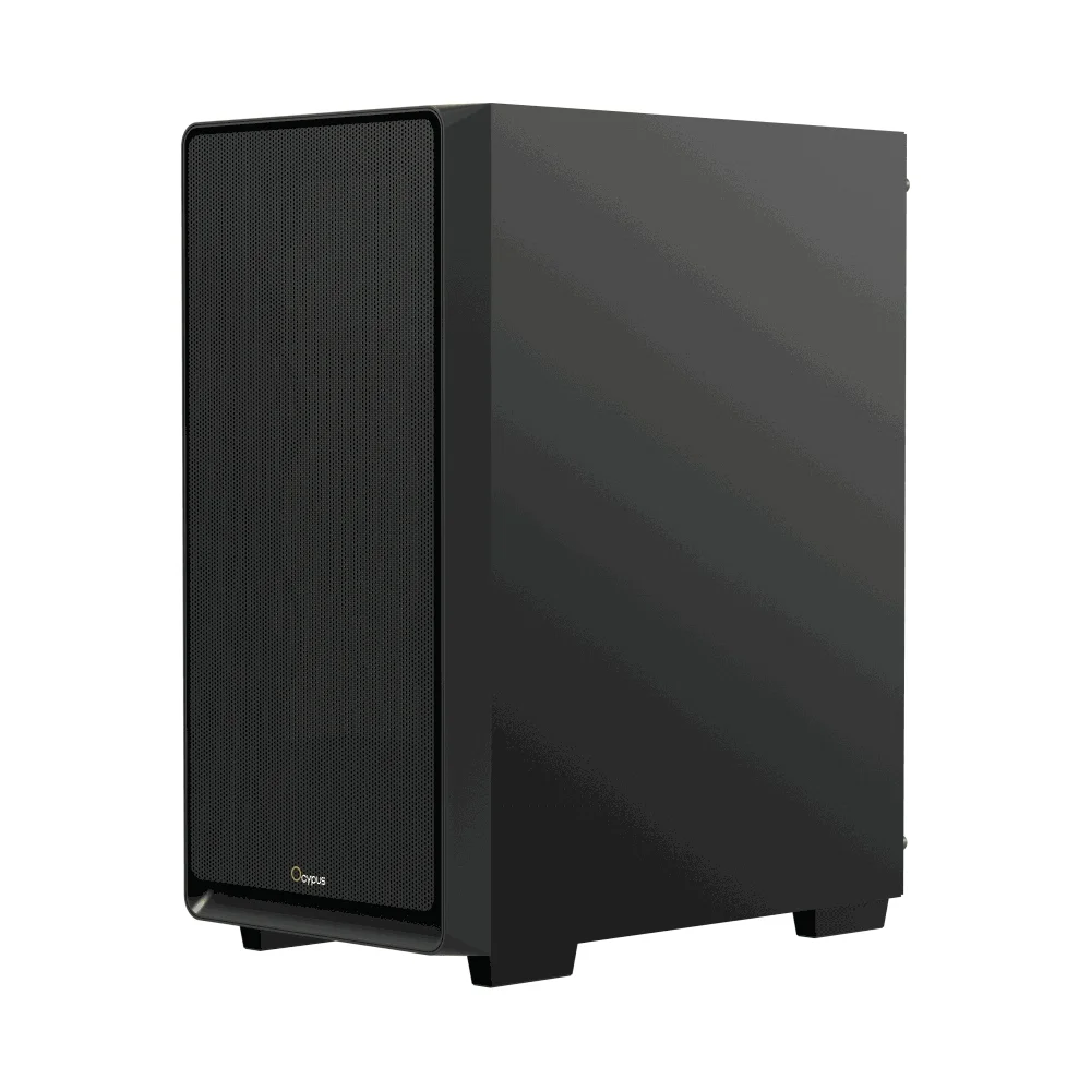 Imagem 3 de 5 do produto Gabinete Gamer Ocypus Gamma C60, Mid-tower, Vidro Temp, S/ Fans, Black - Gamma-c60-bkg000xx-gl