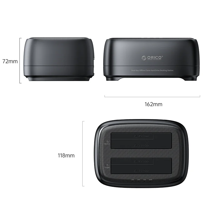 Dock Station Usb 3.0 Dual Hd SSD Sata 2.5" & 3.5" " Clone Offline 36tb Dock Station Usb 3.0 Dual Hd SSD Sata 2.5" & 3.5" " Clone Offline 36tb