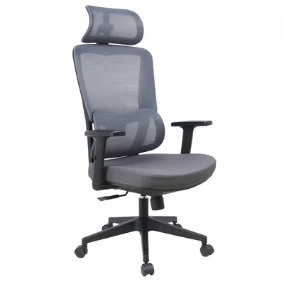 Cadeira De Escritório Dr. Office Work Pro, Ajustável, Mesh, Reclinável, Cinza, dr-ch-wkpr2dg