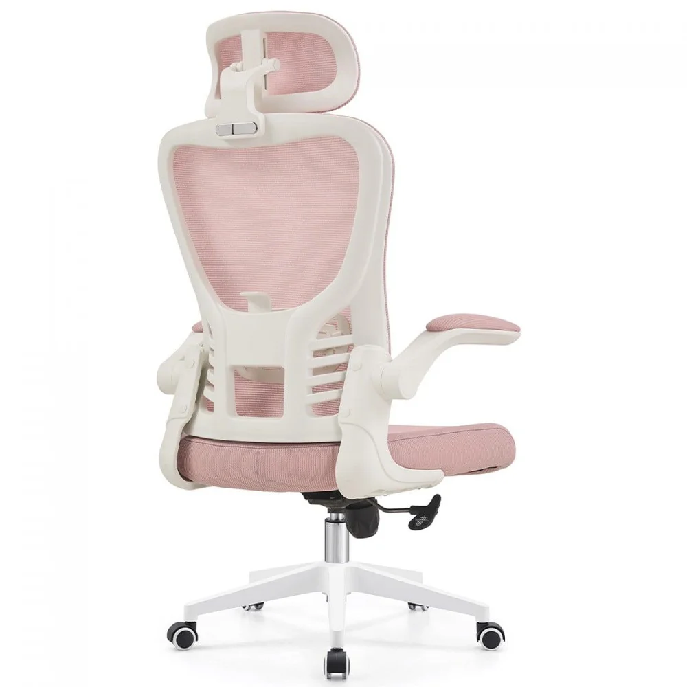 Imagem 2 de 5 do produto Cadeira De Escritório Dr. Office Handy V2, Mesh, Rosa E Branca, Dr-ch-hv2r1pbf