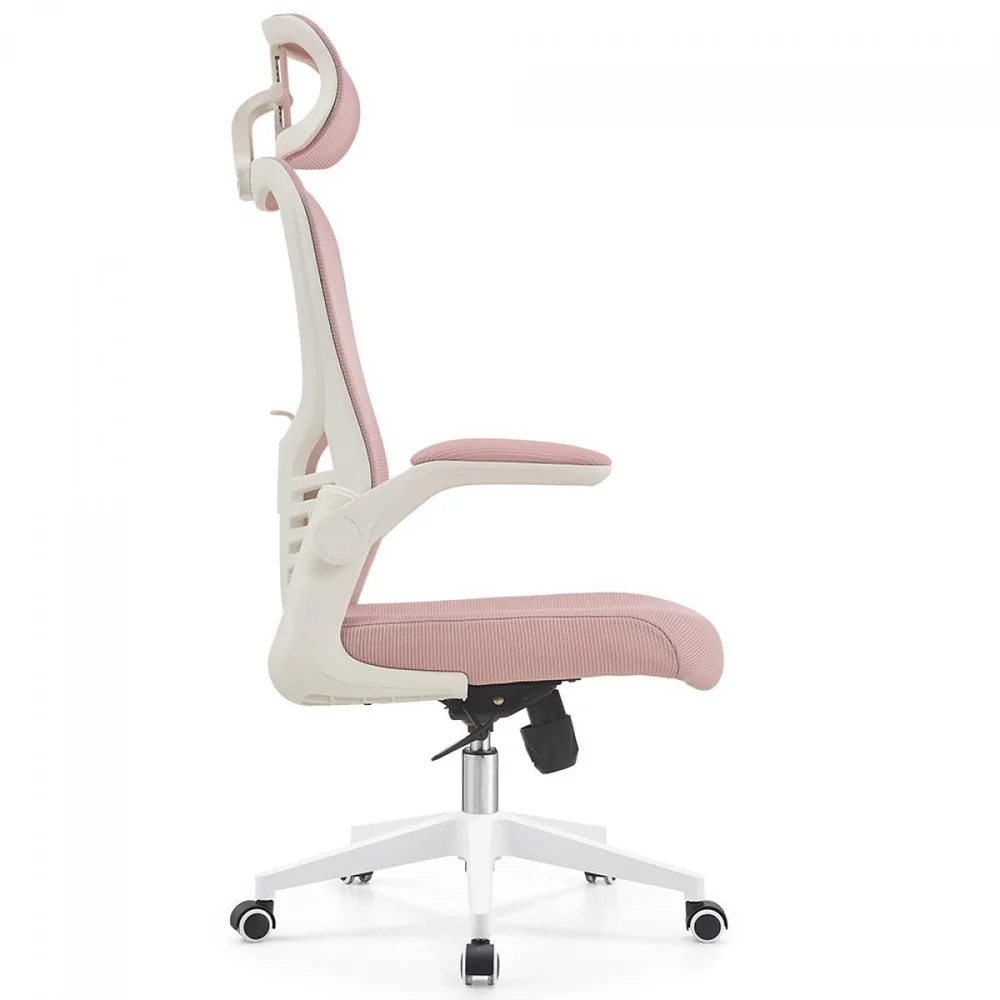 Imagem 3 de 5 do produto Cadeira De Escritório Dr. Office Handy V2, Mesh, Rosa E Branca, Dr-ch-hv2r1pbf
