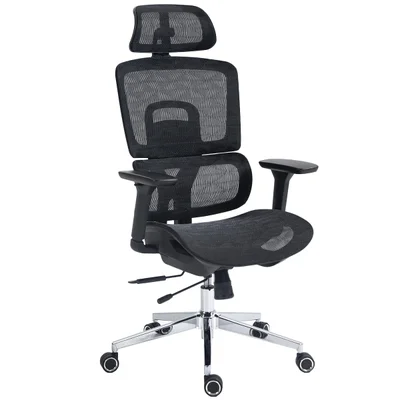 Cadeira De Escritório Dr. Office Business Pro, Preta, Mesh, 3d, Altura Ajustável, Cadeira Dr. Office Business Pro